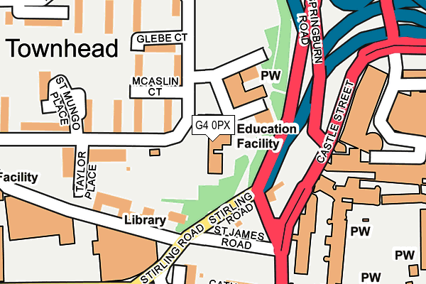 G4 0PX map - OS OpenMap – Local (Ordnance Survey)