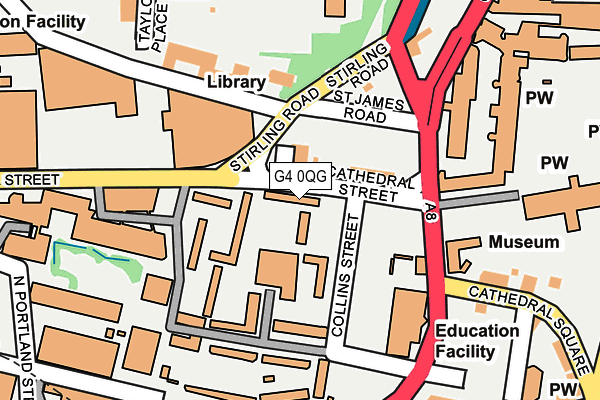 G4 0QG map - OS OpenMap – Local (Ordnance Survey)