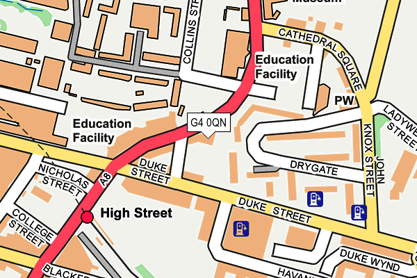 G4 0QN map - OS OpenMap – Local (Ordnance Survey)