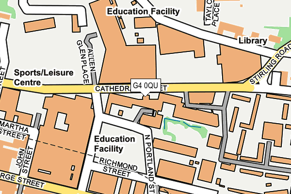 G4 0QU map - OS OpenMap – Local (Ordnance Survey)