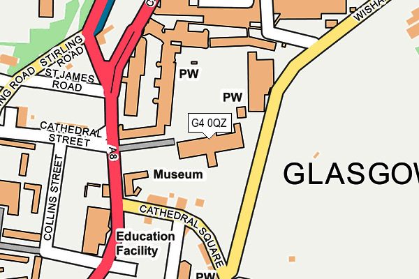 G4 0QZ map - OS OpenMap – Local (Ordnance Survey)