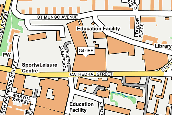 G4 0RF map - OS OpenMap – Local (Ordnance Survey)