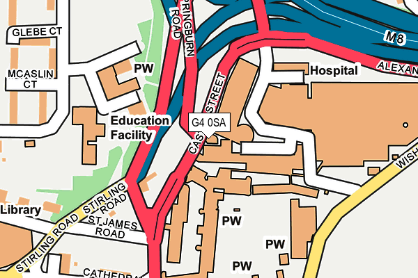 G4 0SA map - OS OpenMap – Local (Ordnance Survey)