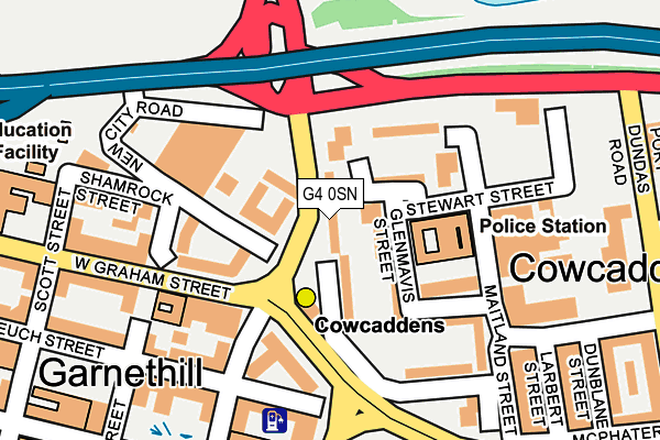 G4 0SN map - OS OpenMap – Local (Ordnance Survey)