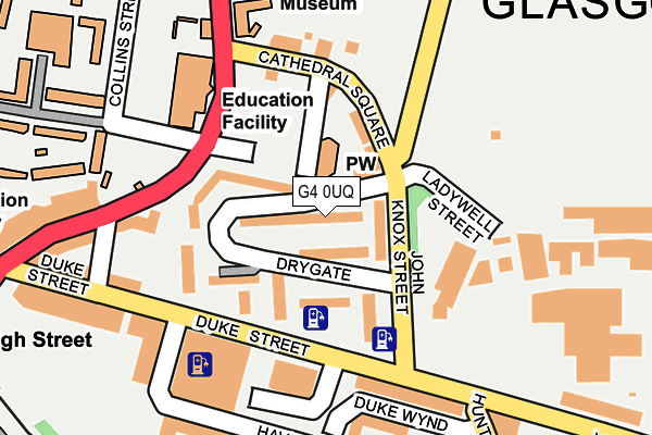 G4 0UQ map - OS OpenMap – Local (Ordnance Survey)