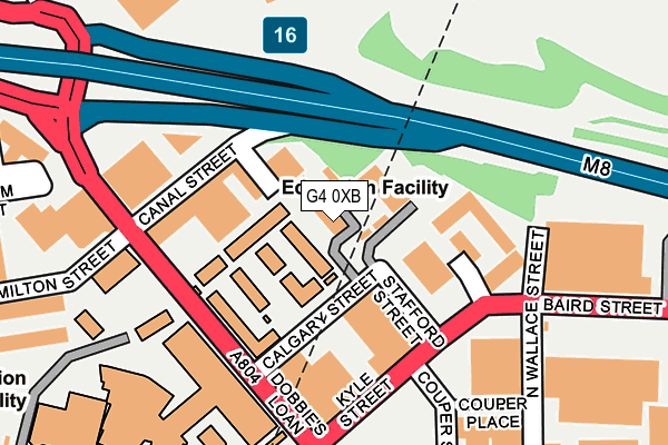 G4 0XB map - OS OpenMap – Local (Ordnance Survey)