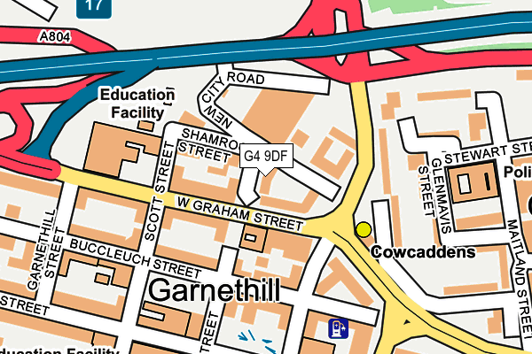 G4 9DF map - OS OpenMap – Local (Ordnance Survey)