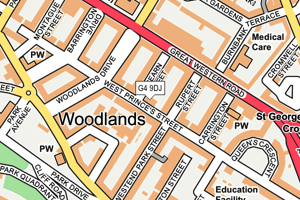 G4 9DJ map - OS OpenMap – Local (Ordnance Survey)