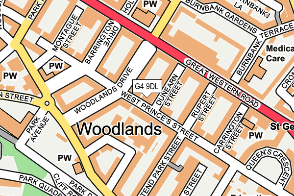 G4 9DL map - OS OpenMap – Local (Ordnance Survey)