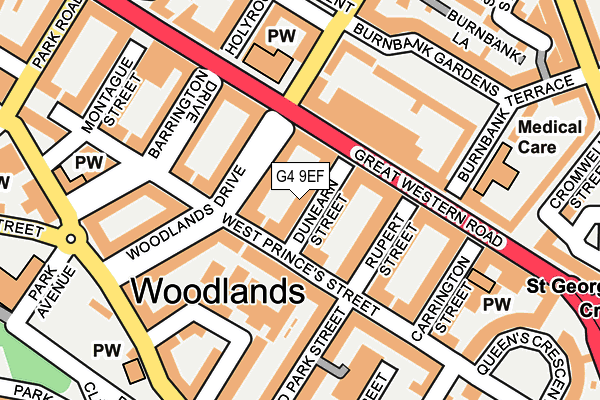 G4 9EF map - OS OpenMap – Local (Ordnance Survey)