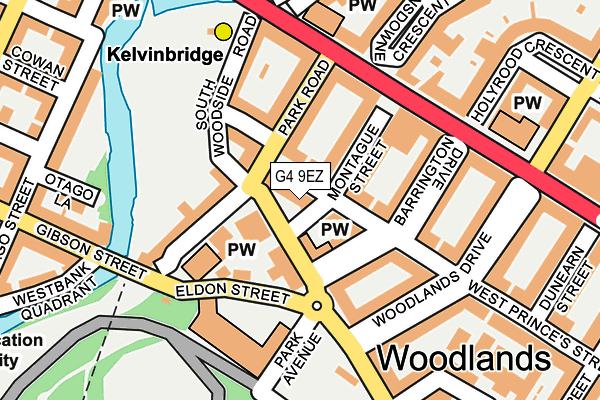 G4 9EZ map - OS OpenMap – Local (Ordnance Survey)