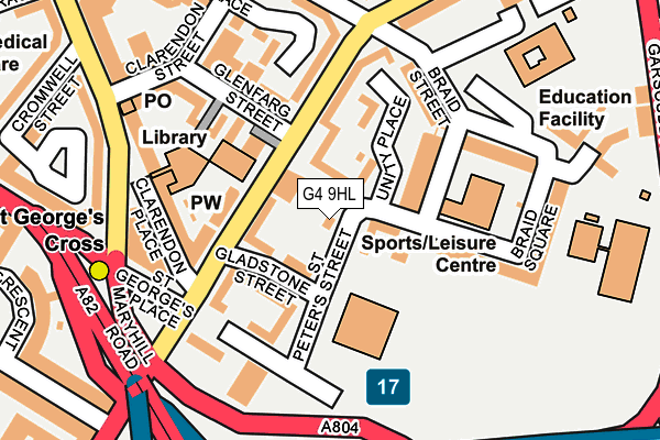 G4 9HL map - OS OpenMap – Local (Ordnance Survey)