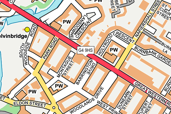 G4 9HS map - OS OpenMap – Local (Ordnance Survey)