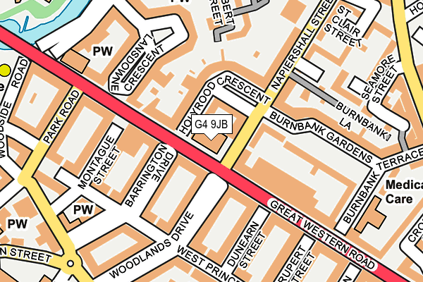 G4 9JB map - OS OpenMap – Local (Ordnance Survey)