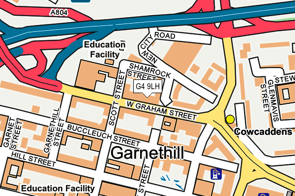 G4 9LH map - OS OpenMap – Local (Ordnance Survey)