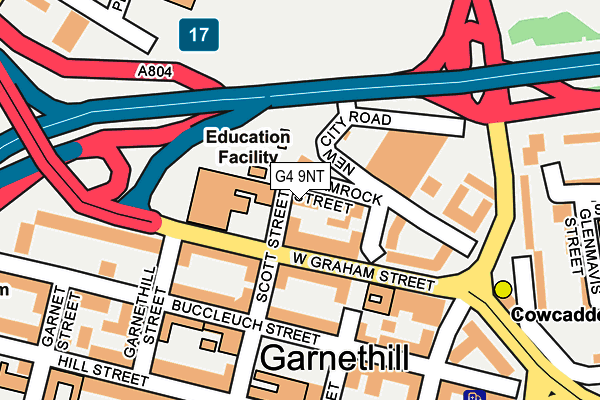 G4 9NT map - OS OpenMap – Local (Ordnance Survey)