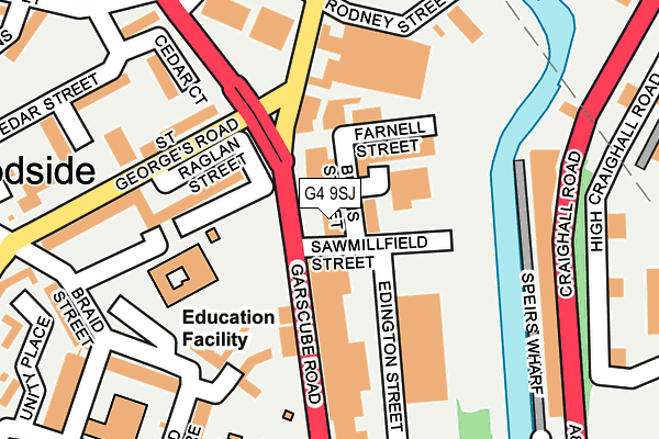 G4 9SJ map - OS OpenMap – Local (Ordnance Survey)