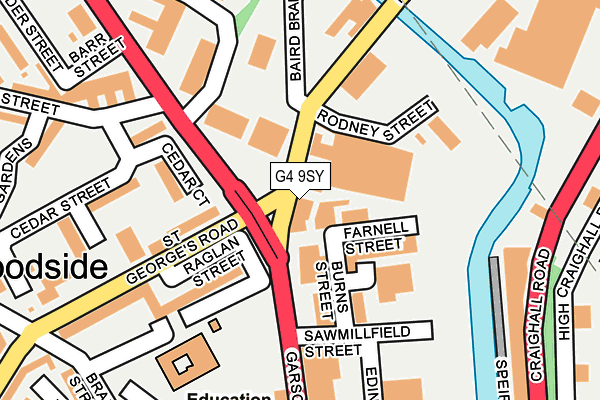 G4 9SY map - OS OpenMap – Local (Ordnance Survey)