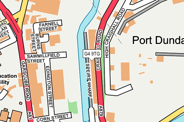 G4 9TG map - OS OpenMap – Local (Ordnance Survey)