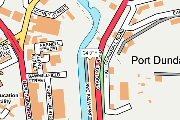 G4 9TH map - OS OpenMap – Local (Ordnance Survey)