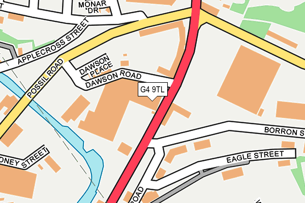 G4 9TL map - OS OpenMap – Local (Ordnance Survey)
