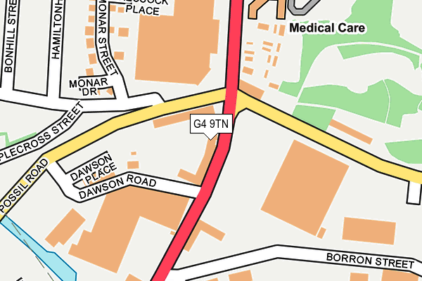 G4 9TN map - OS OpenMap – Local (Ordnance Survey)
