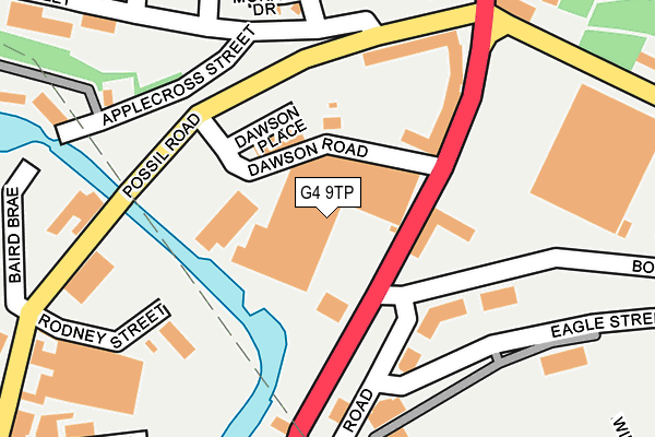 G4 9TP map - OS OpenMap – Local (Ordnance Survey)