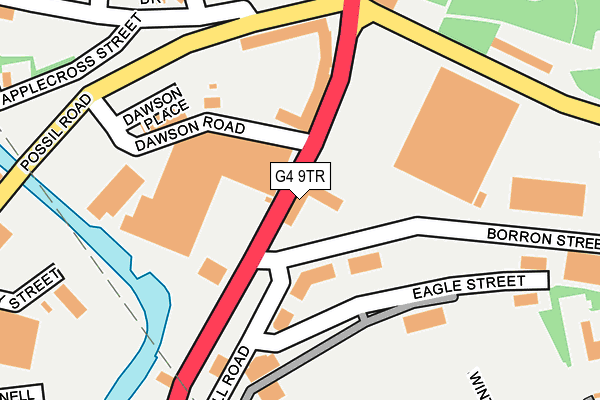 G4 9TR map - OS OpenMap – Local (Ordnance Survey)