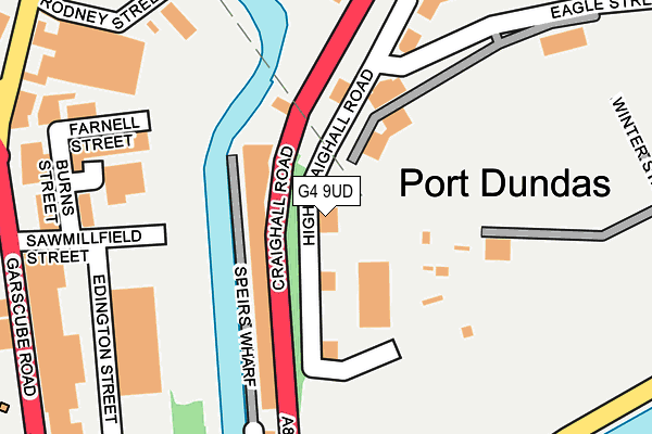 G4 9UD map - OS OpenMap – Local (Ordnance Survey)