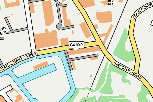 G4 9XP map - OS OpenMap – Local (Ordnance Survey)