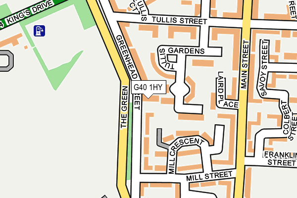 G40 1HY map - OS OpenMap – Local (Ordnance Survey)