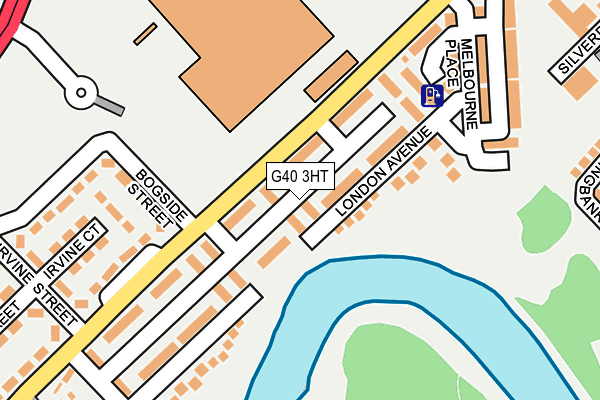 G40 3HT map - OS OpenMap – Local (Ordnance Survey)