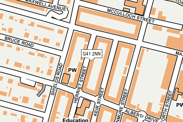 G41 2NN map - OS OpenMap – Local (Ordnance Survey)