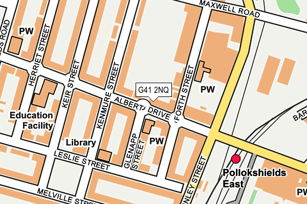 G41 2NQ map - OS OpenMap – Local (Ordnance Survey)