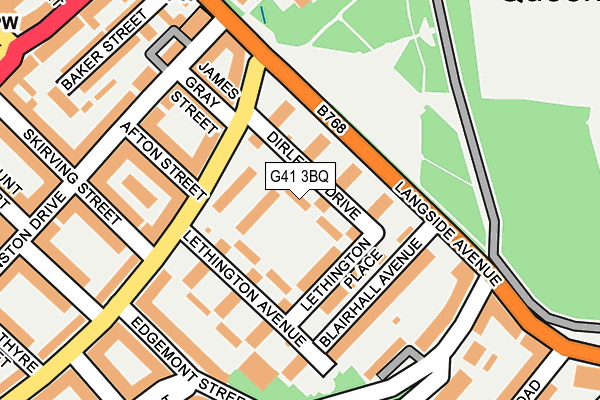 G41 3BQ map - OS OpenMap – Local (Ordnance Survey)