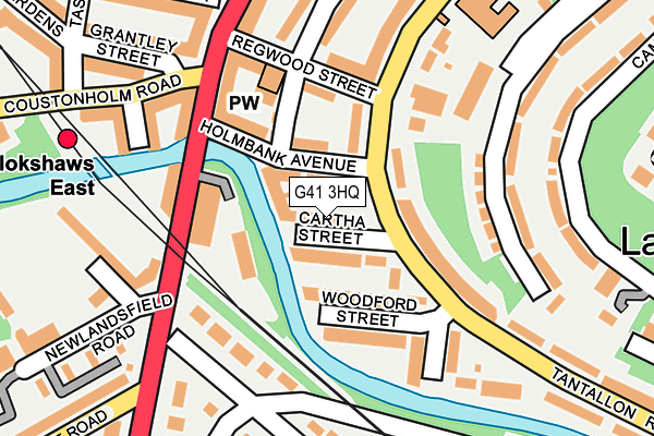 G41 3HQ map - OS OpenMap – Local (Ordnance Survey)