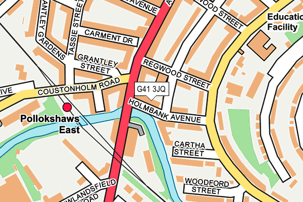 G41 3JQ map - OS OpenMap – Local (Ordnance Survey)