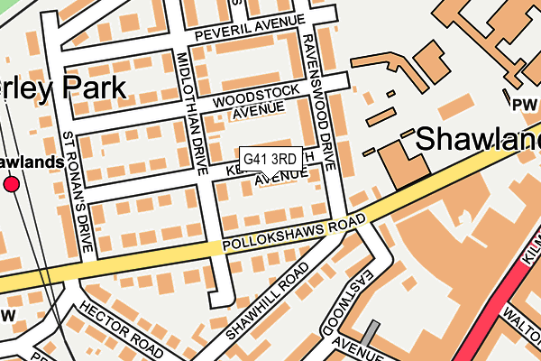 G41 3RD map - OS OpenMap – Local (Ordnance Survey)