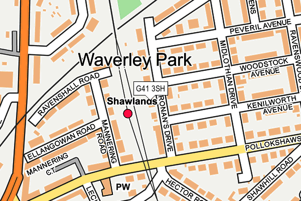 G41 3SH map - OS OpenMap – Local (Ordnance Survey)