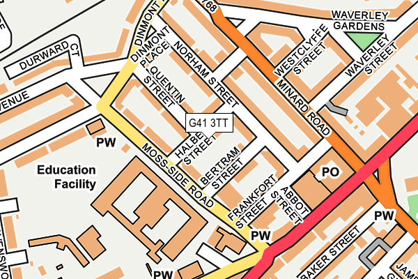 G41 3TT map - OS OpenMap – Local (Ordnance Survey)