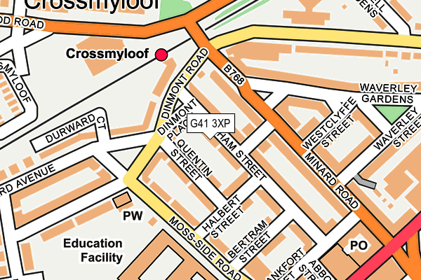 G41 3XP map - OS OpenMap – Local (Ordnance Survey)