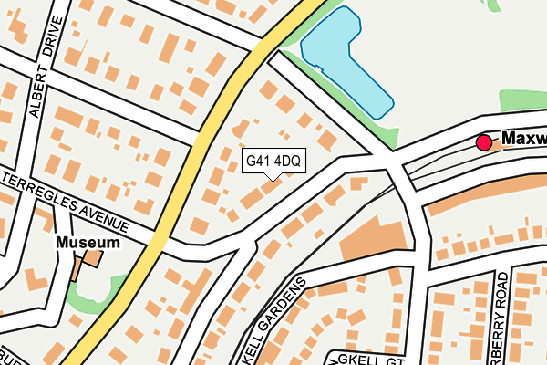 G41 4DQ map - OS OpenMap – Local (Ordnance Survey)