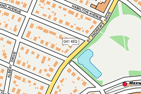 G41 4EQ map - OS OpenMap – Local (Ordnance Survey)