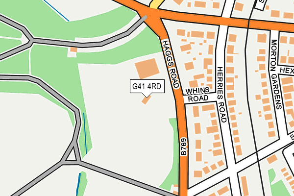 G41 4RD map - OS OpenMap – Local (Ordnance Survey)
