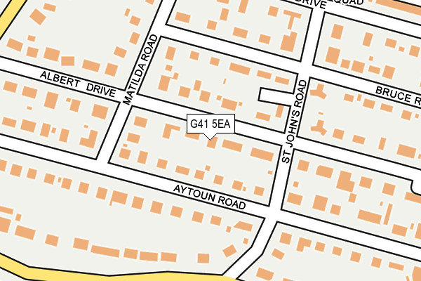 G41 5EA map - OS OpenMap – Local (Ordnance Survey)