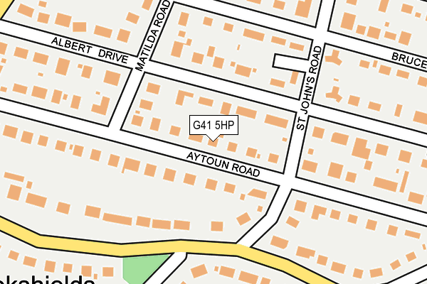 G41 5HP map - OS OpenMap – Local (Ordnance Survey)