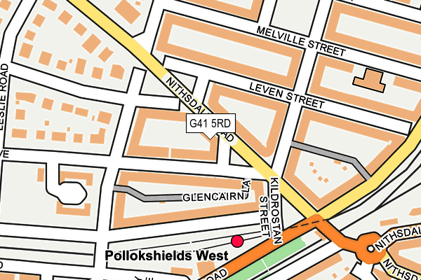 G41 5RD map - OS OpenMap – Local (Ordnance Survey)