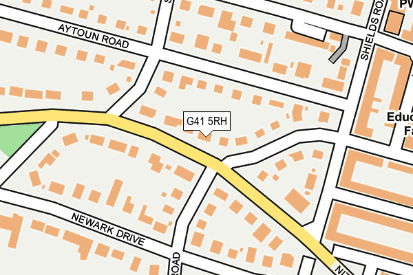 G41 5RH map - OS OpenMap – Local (Ordnance Survey)