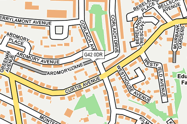 G42 0DR map - OS OpenMap – Local (Ordnance Survey)