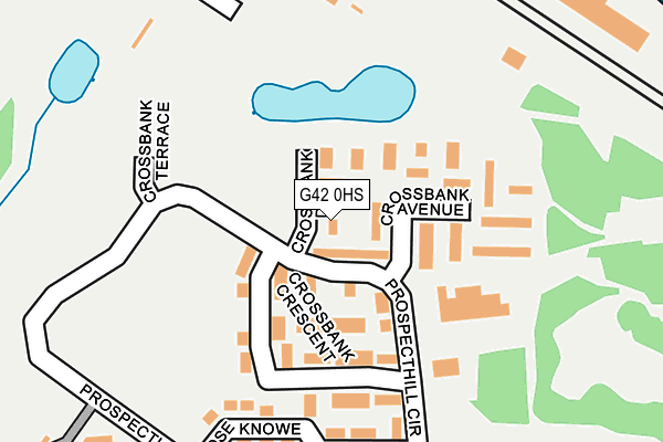 G42 0HS map - OS OpenMap – Local (Ordnance Survey)